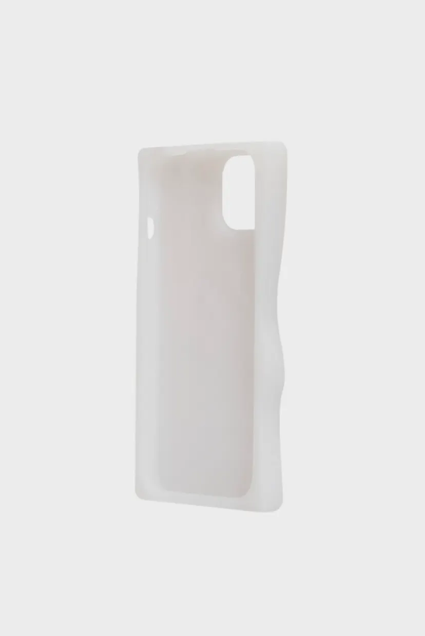 Білий чохол для телефону Diesel Silicone Case iP 15 3