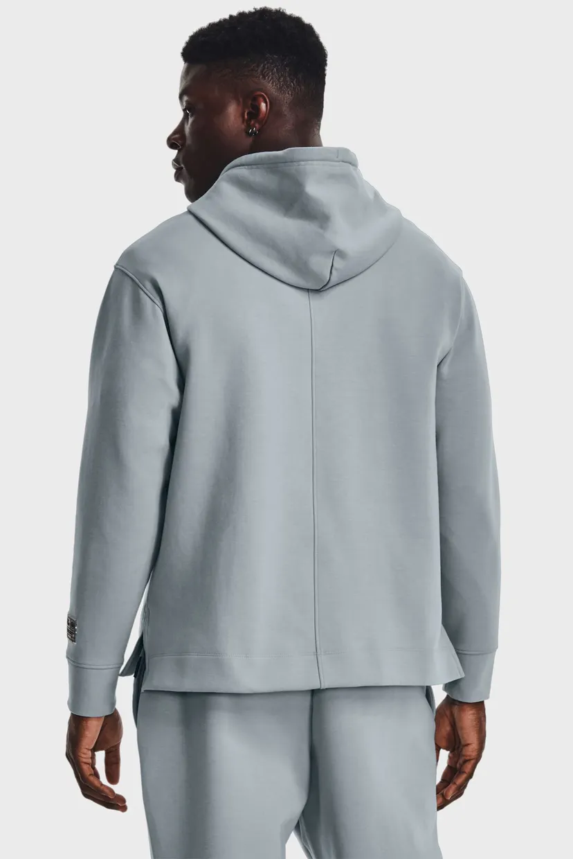 Серое худи UA Summit Knit Hoodie (унисекс) 5