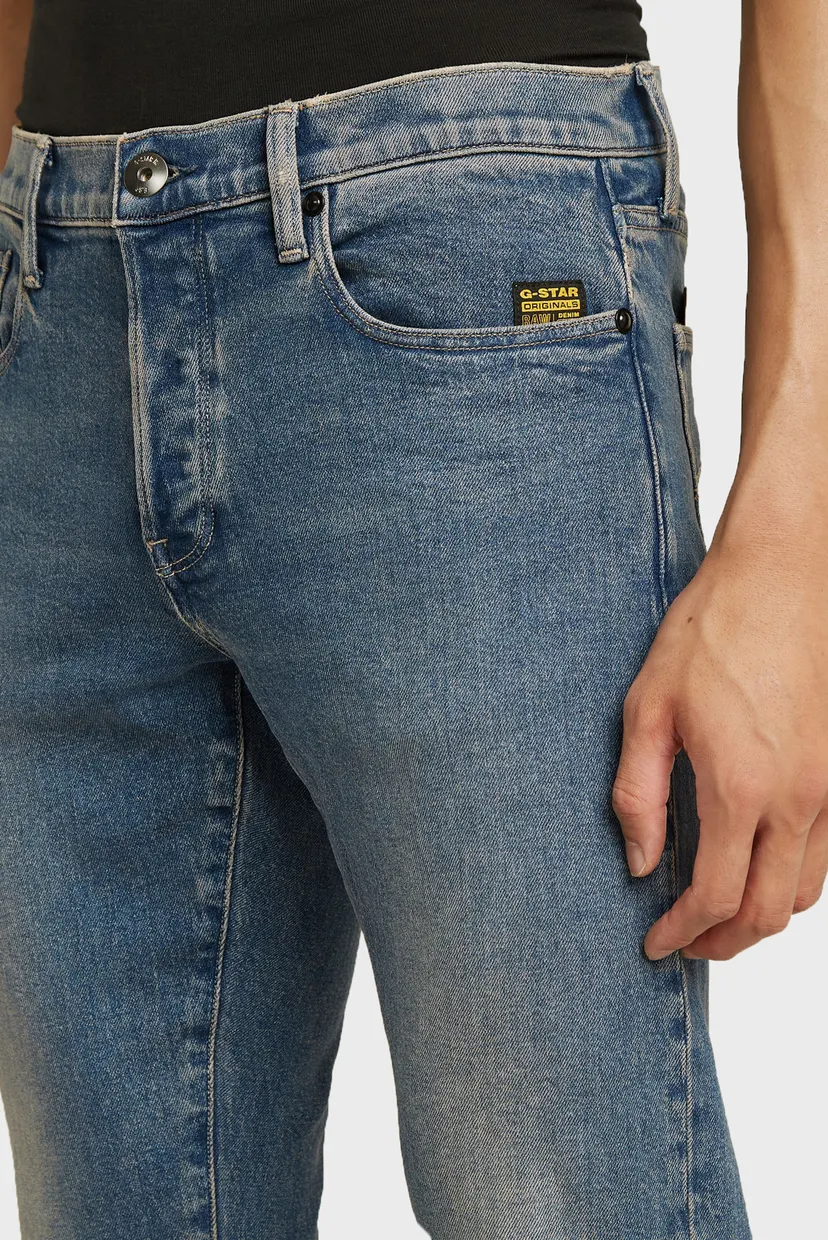 Мужские синие джинсы 3301 Slim 4