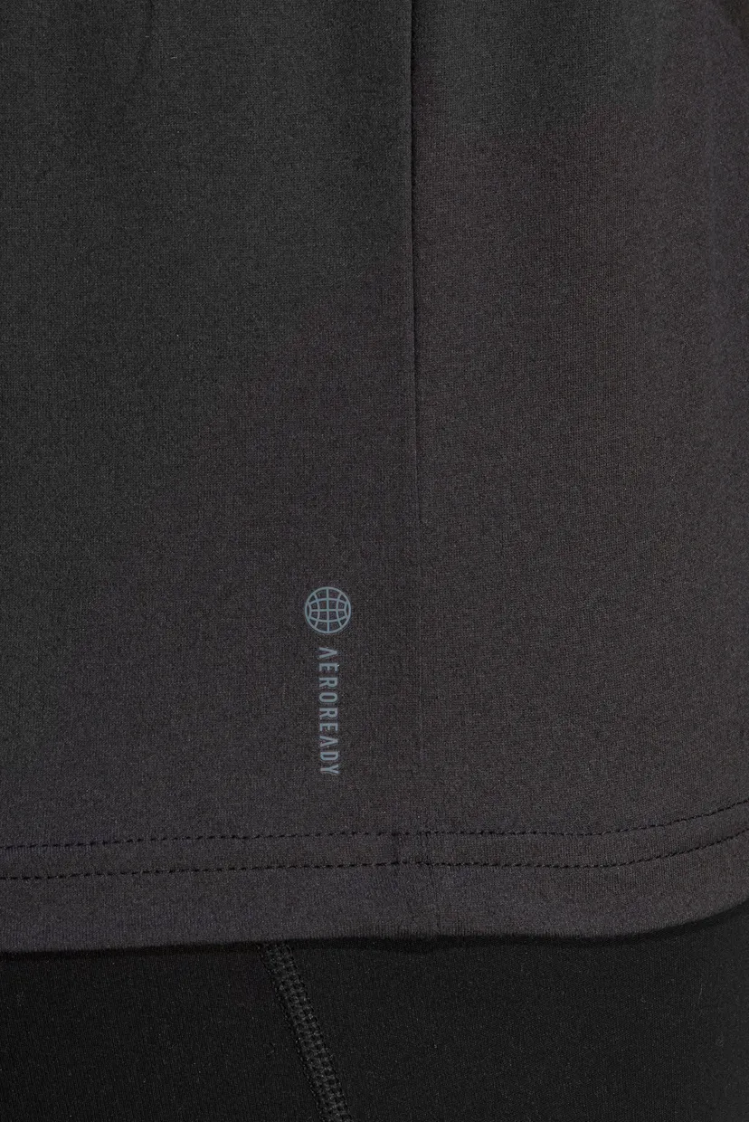 Жіноча чорна футболка AEROREADY Train Essentials 3-Stripes 5