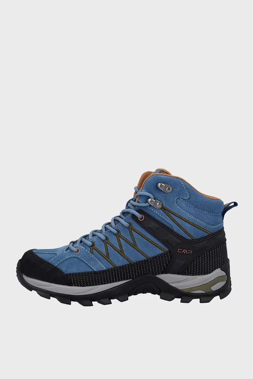 Чоловічі сині замшеві черевики RIGEL MID TREKKING SHOES WP 3