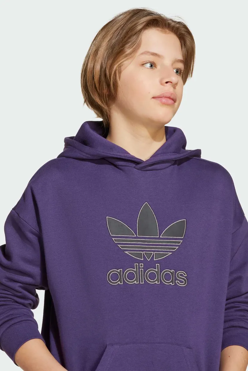 Детское фиолетовое худи Trefoil Kids 6