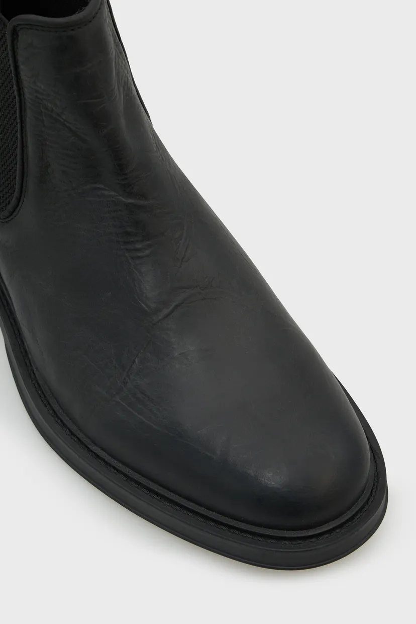 Чоловічі чорні шкіряні челсі ETON 4