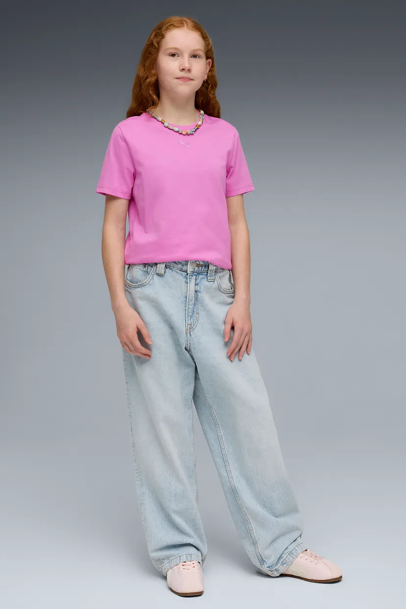 Дитяча рожева футболка Essentials Tee Youth PUMA 692972_74 — MD