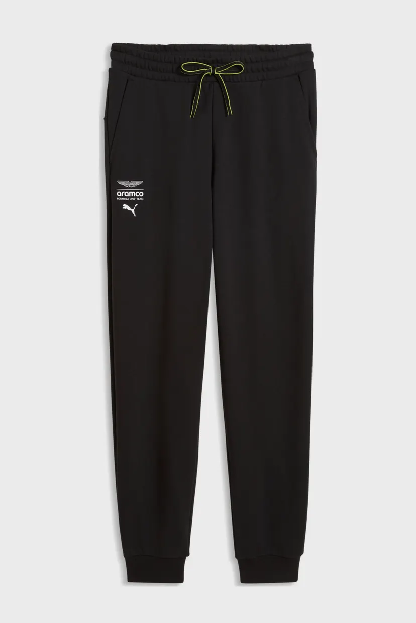 Мужские черные спортивные брюки PUMA x ASTON MARTIN ARAMCO F1® TEAM Essentials Sweatpants Men 4