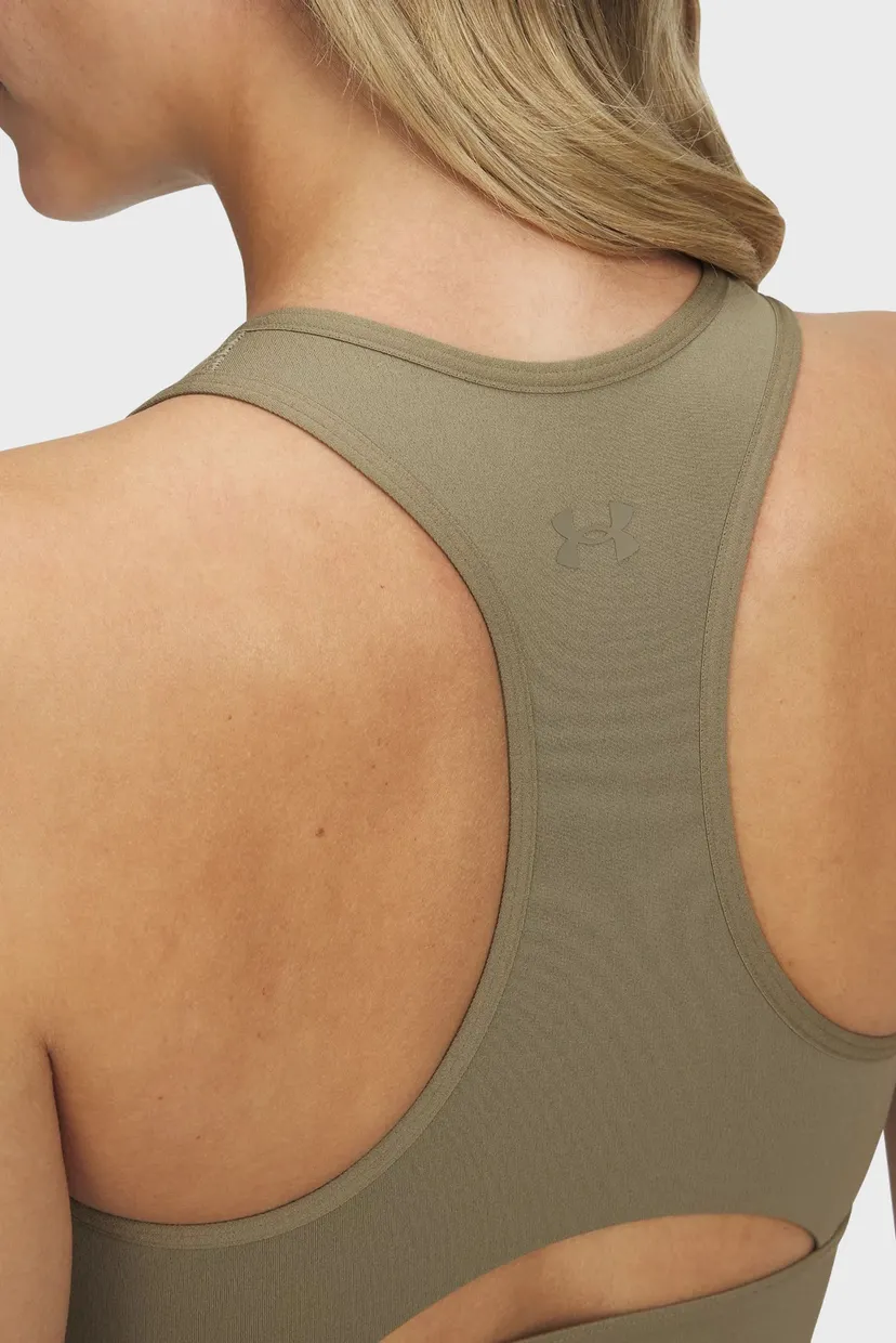 Жіночий оливковий топ Meridian Zip Tank 3