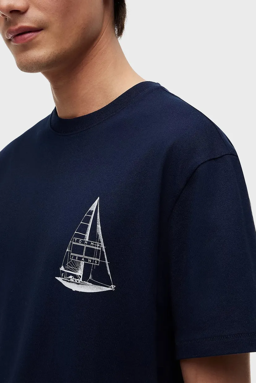 Мужская темно-синяя футболка RLX SAILBOAT SS TEE 4