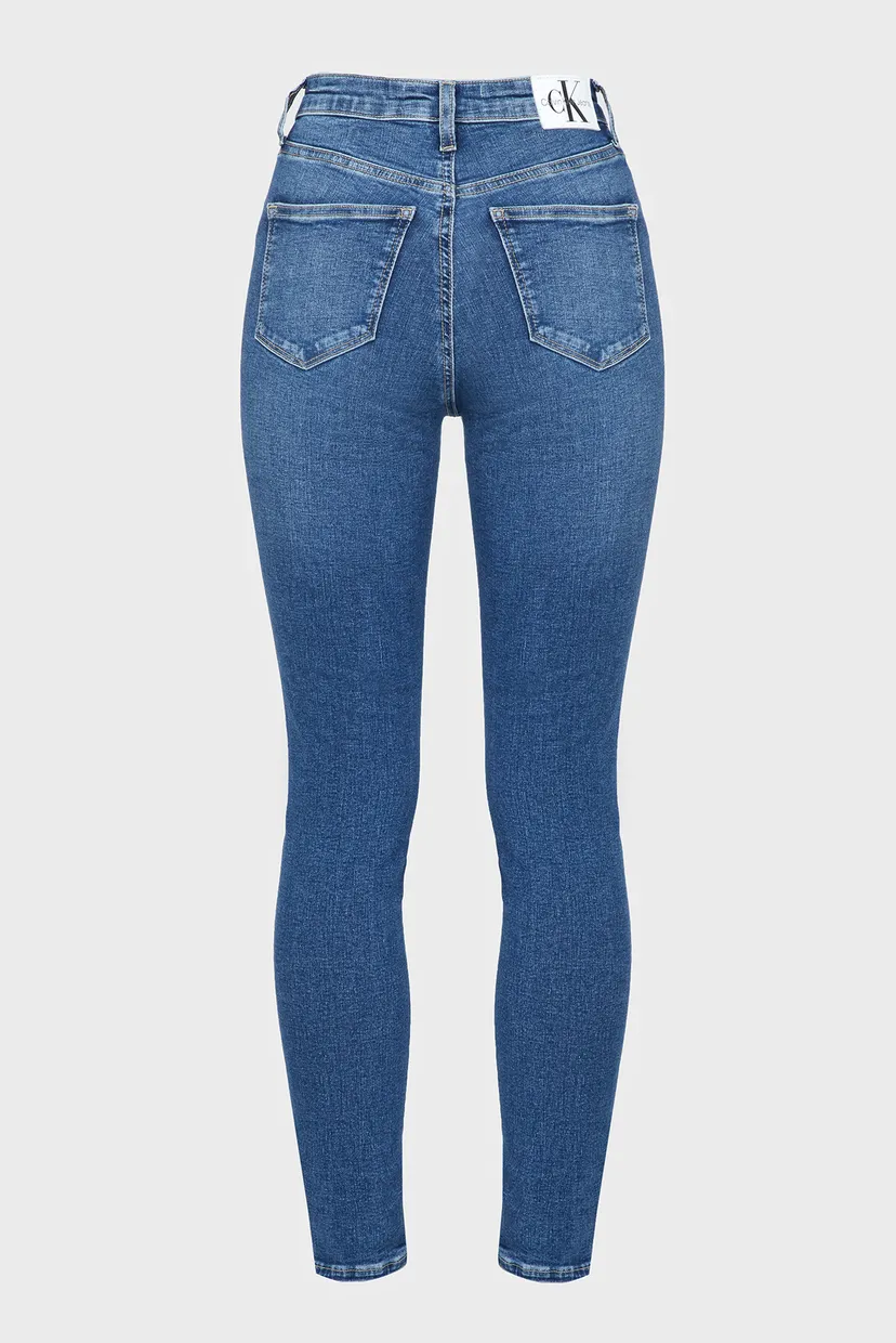 Женские синие джинсы HIGH RISE SKINNY 7