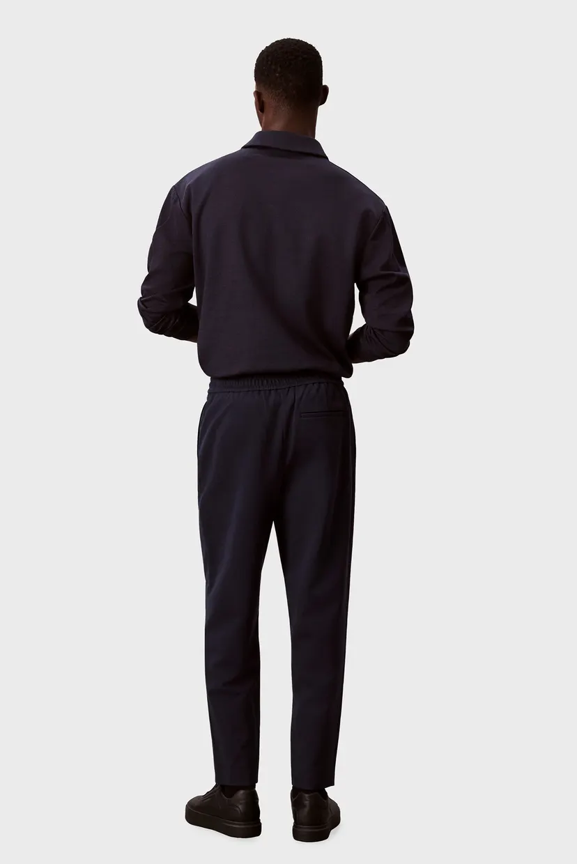 Чоловічі темно-сині брюки SLIM TAPERED KNIT 3