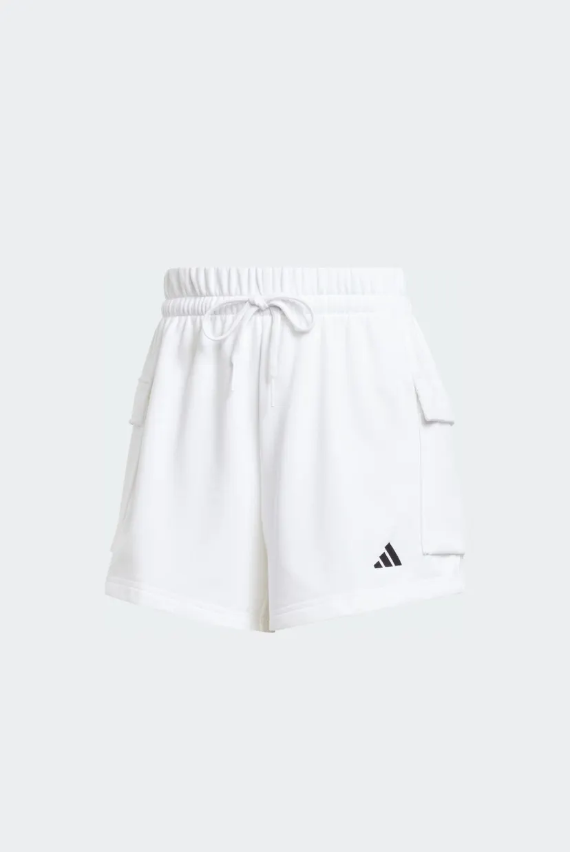 Жіночі білі шорти Essentials Small Logo French Terry Cargo 6