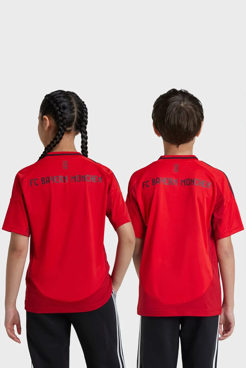 Детская красная футболка FC Bayern 24/25 Home Kids 3