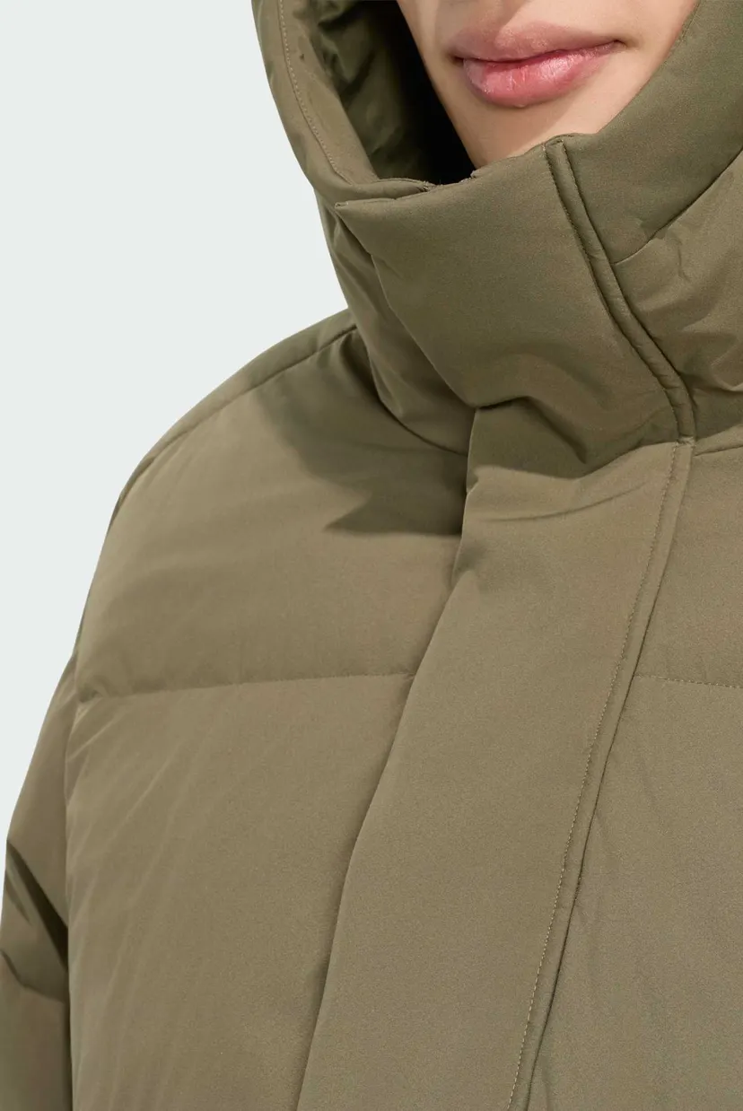 Чоловічий оливковий пуховик HELIONIC DOWN PUFFER HOODED 4