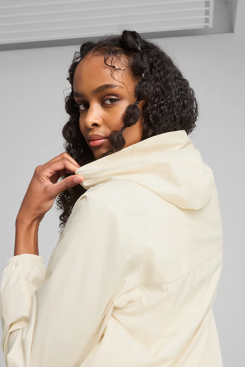 Жіноча бежева вітровка Essentials Regular Windbreaker Women 4