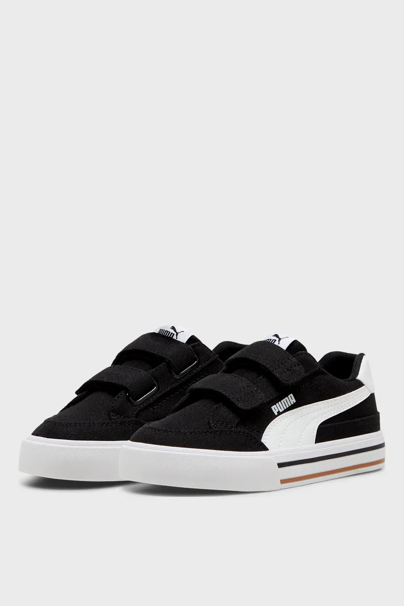 Детские черные сникерсы Court Classic Vulc Formstrip Kids' Sneakers 3