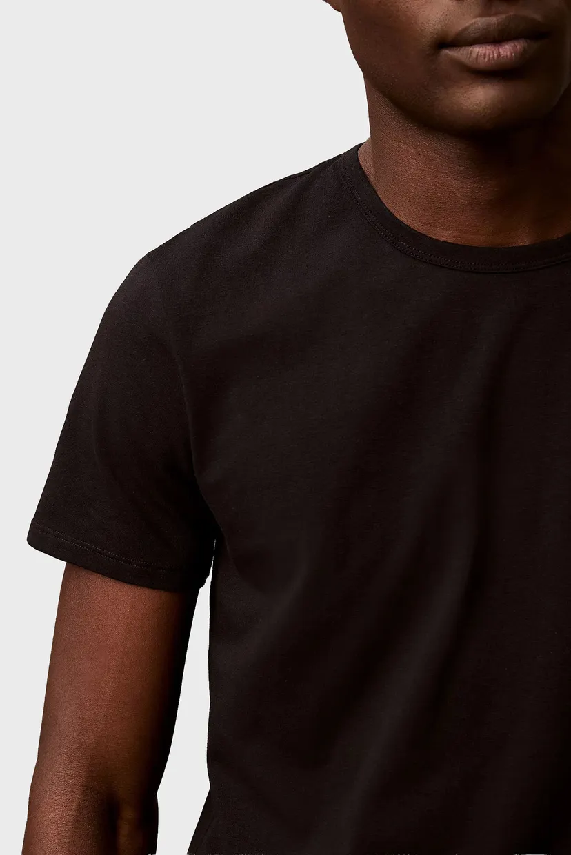 Чоловіча чорна футболка (3 шт) CREW NECK 5