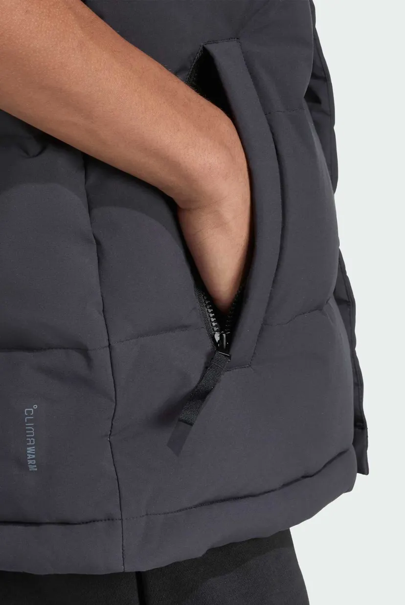 Чоловічий чорний пуховий жилет Helionic CLIMAWARM Hooded 5