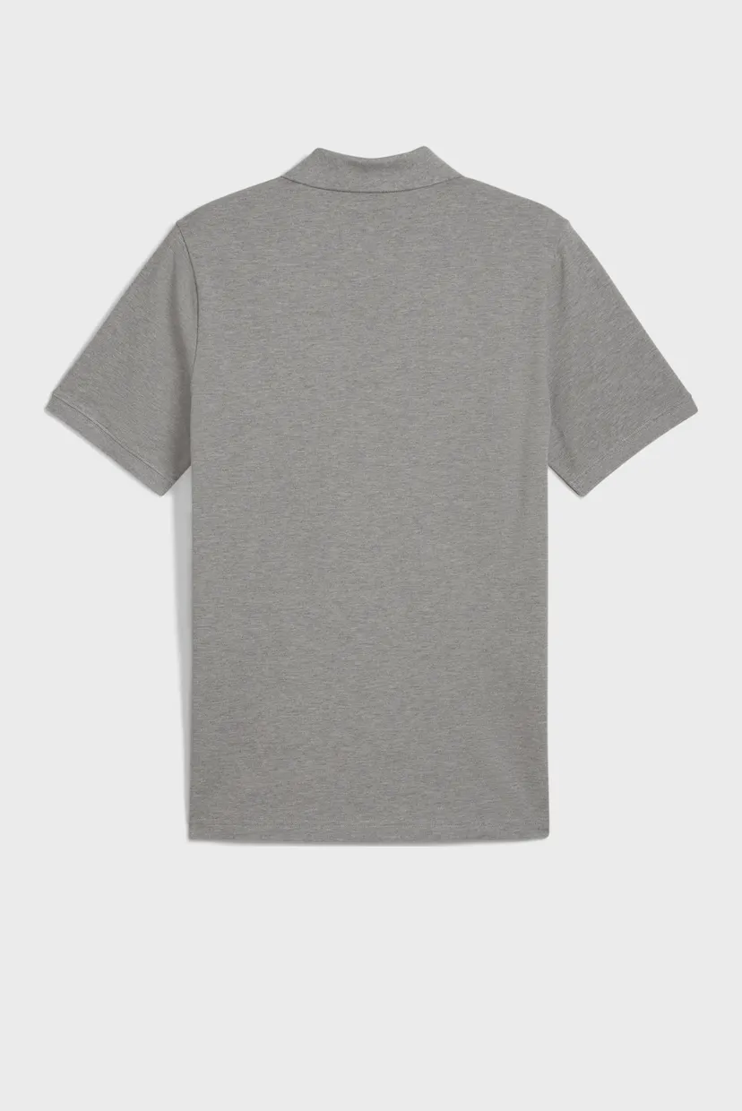 Мужское серое поло Essentials No. 1 Logo Pique Polo Men 5