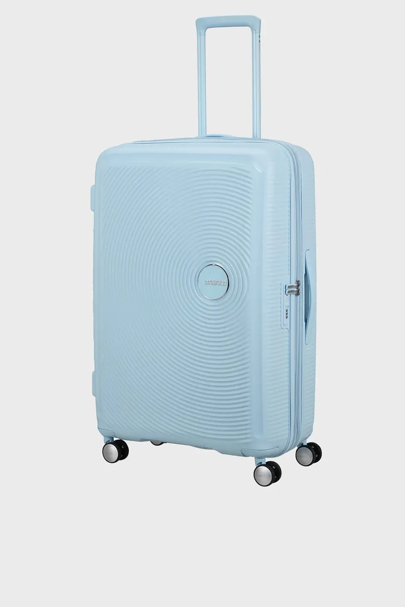 Голубой чемодан 77 см SOUNDBOX PASTEL BLUE 5