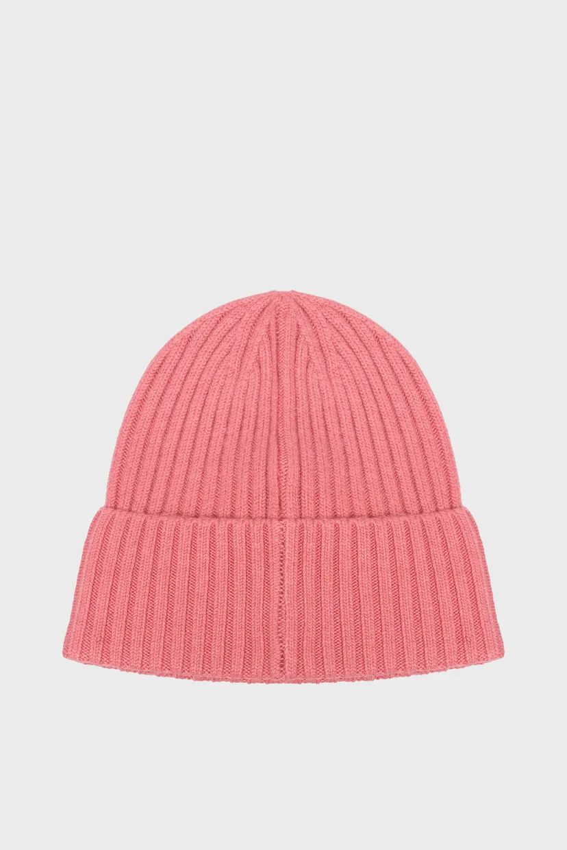 Жіноча рожева шапка beanie 3