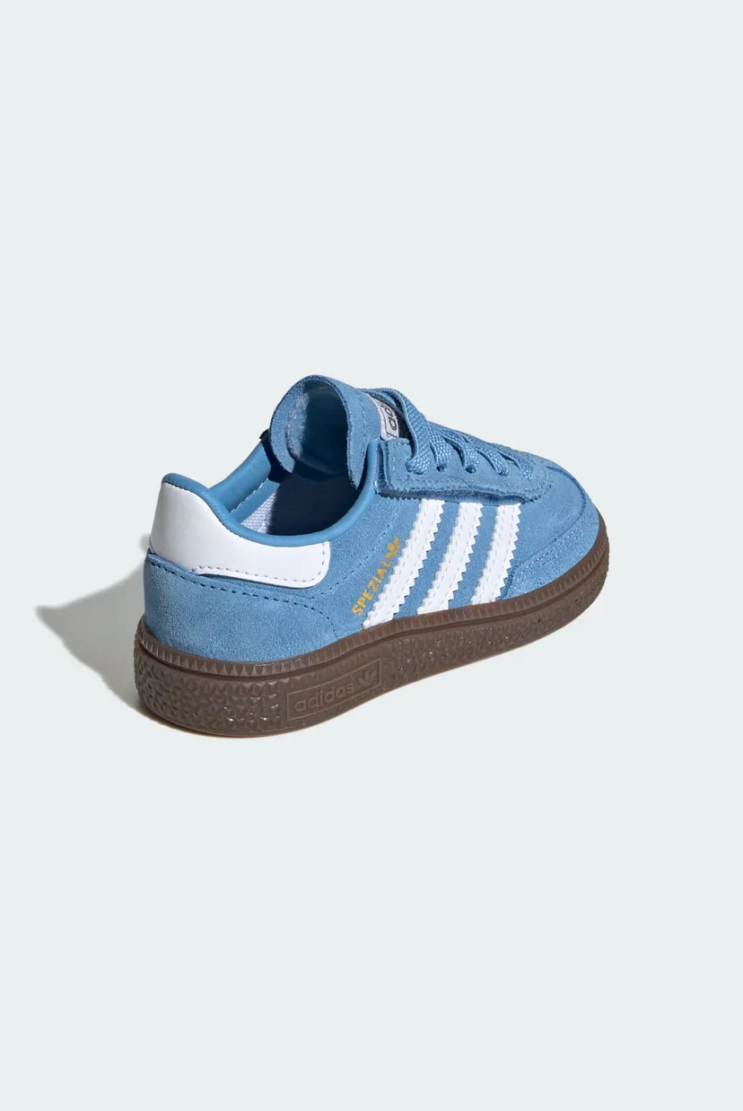 Дитячі блакитні замшеві снікерси Handball Spezial Comfort Closure Elastic Lace Kids 5