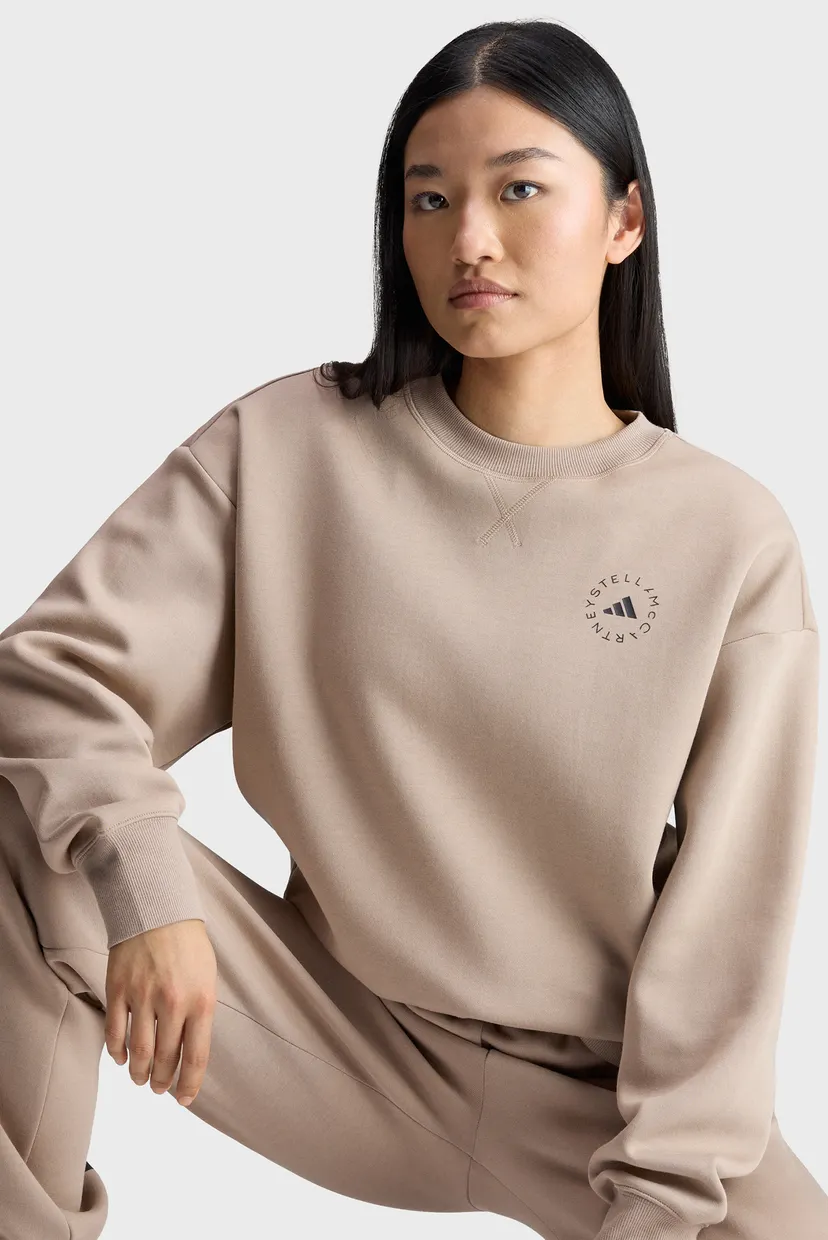 Жіночий бежевий світшот adidas by Stella McCartney Loose Sweatshirt 4