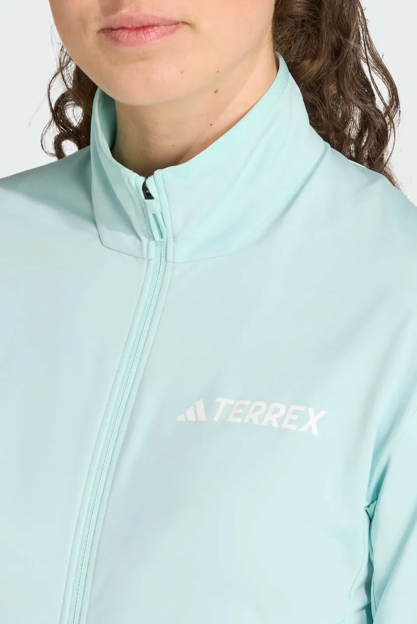 Жіноча м'ятна спортивна кофта Terrex Multi CLIMAWARM Full-Zip Tech Fleece 4