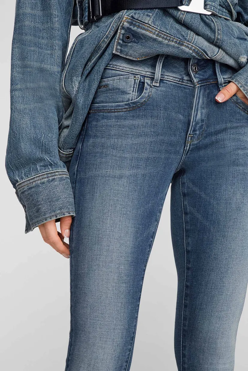 Жіночі сині джинси Lynn Mid Super Skinny 5