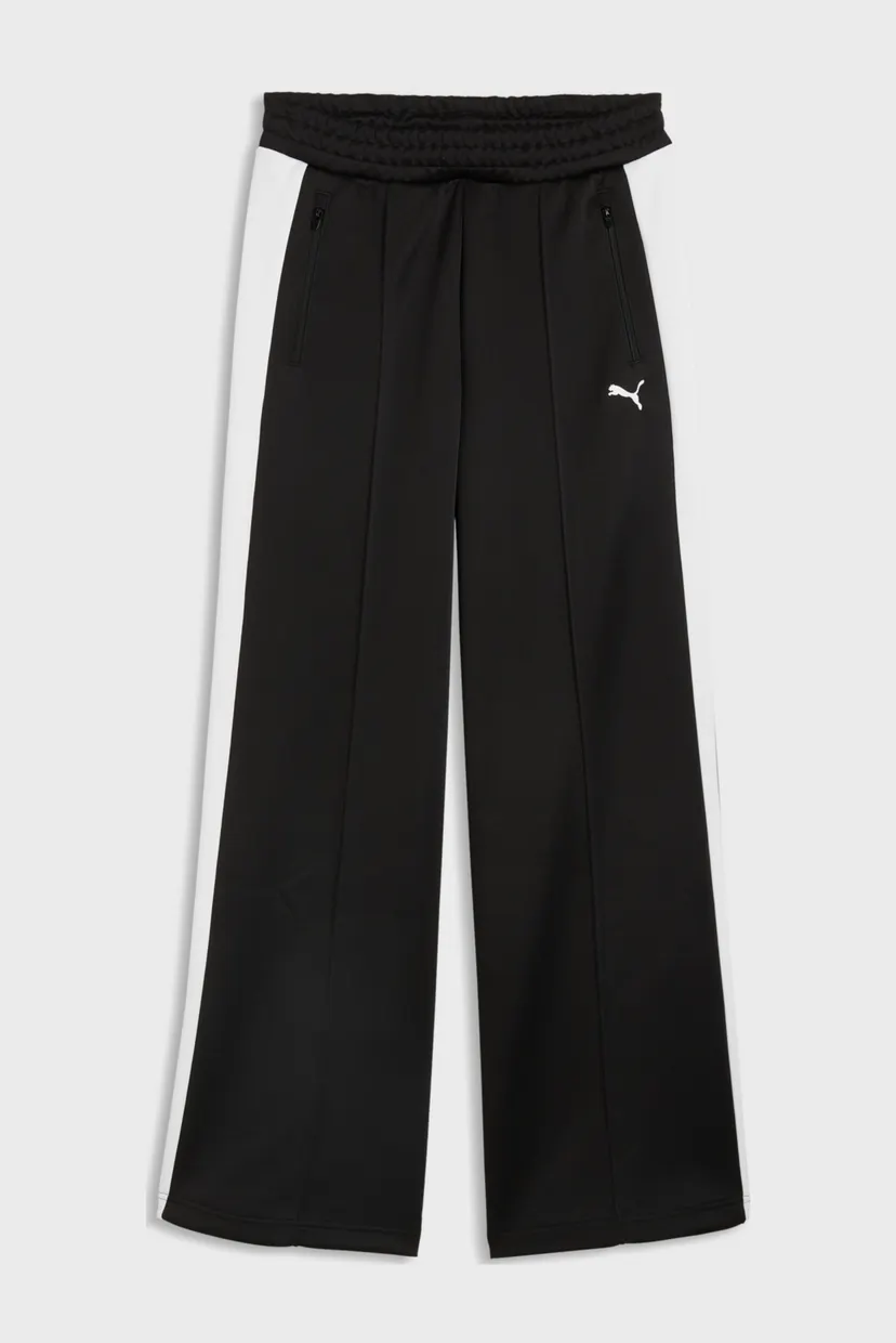 Женские черные спортивные брюки T7 ALWAYS ON Wide Leg Pants Women 4