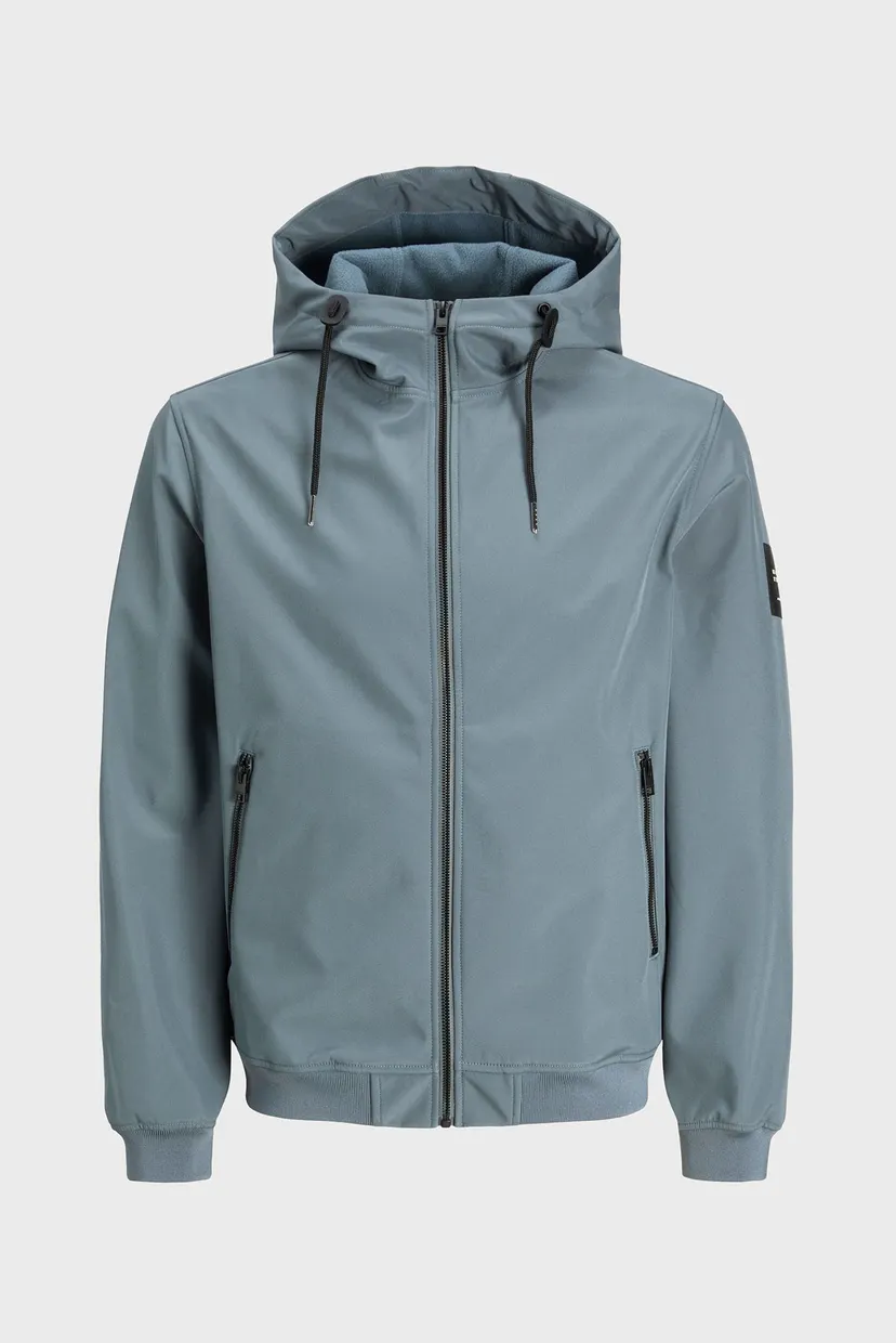 Чоловіча сіра вітровка JJEBASIC SOFTSHELL 6