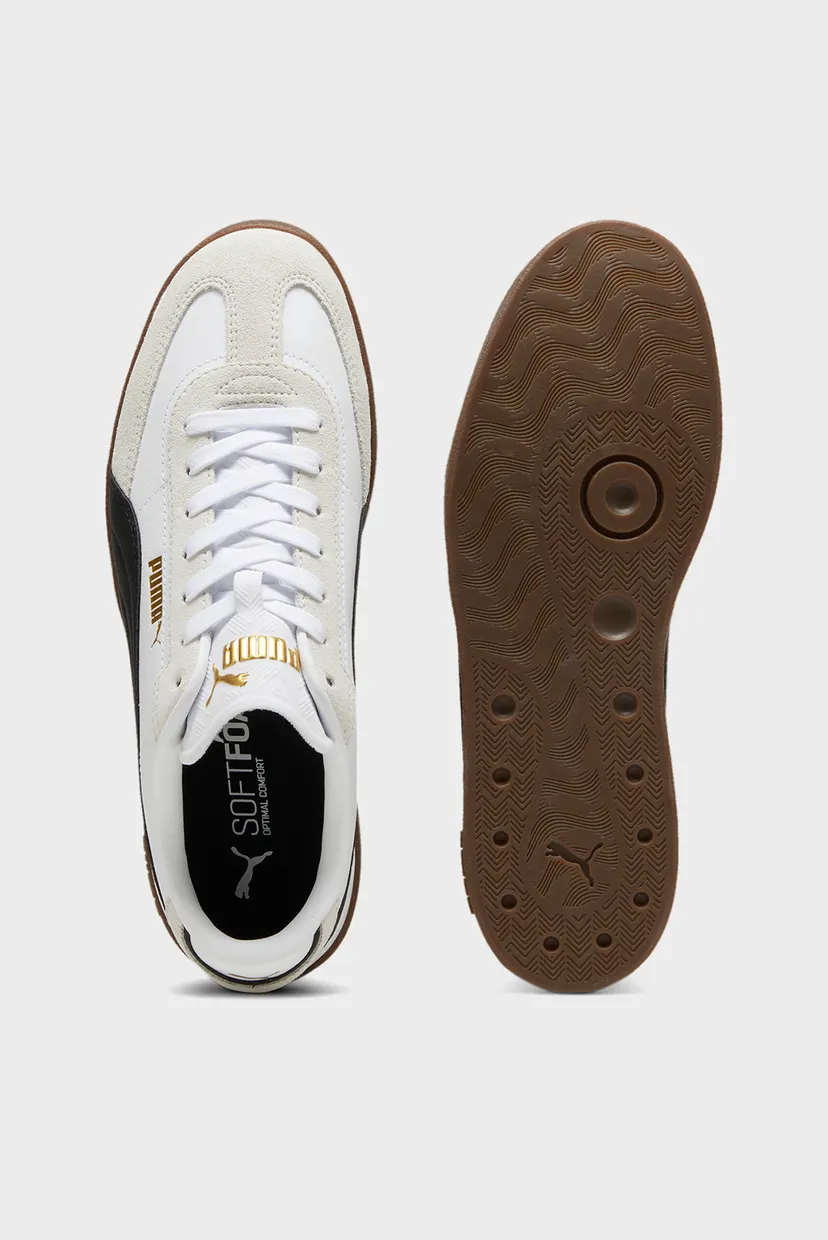 Белые кожаные сникерсы PUMA Club II Era Sneakers Unisex 5