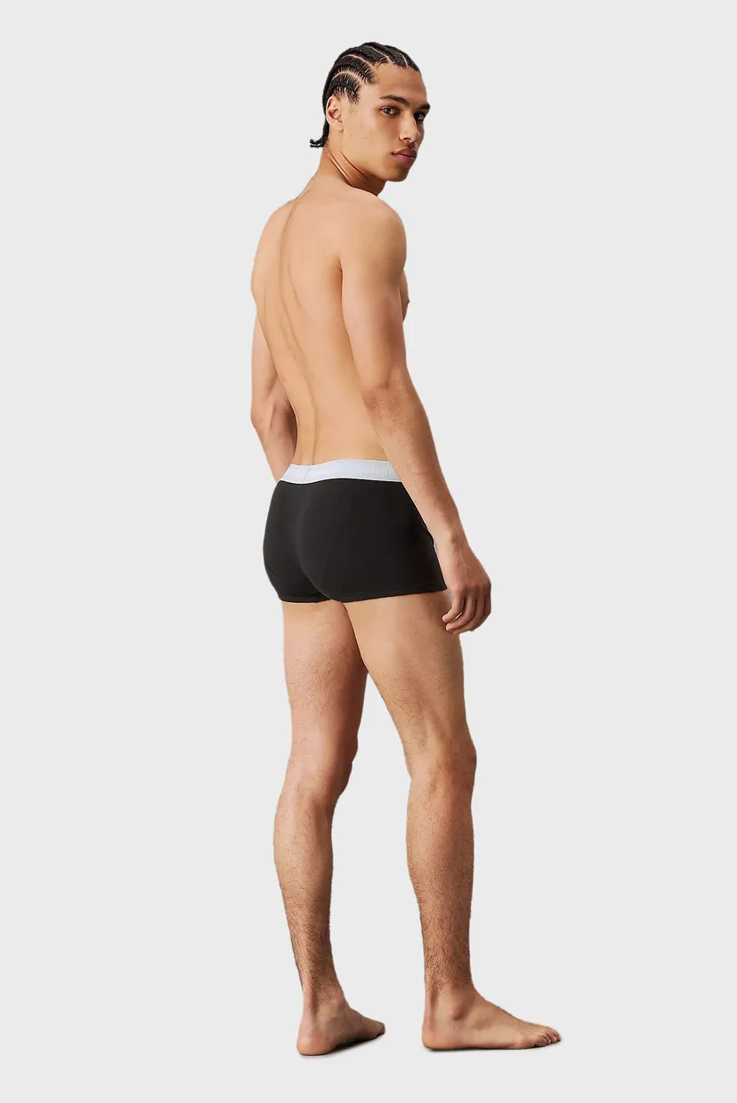 Мужские черные боксеры (5 шт) LOW RISE TRUNK 3