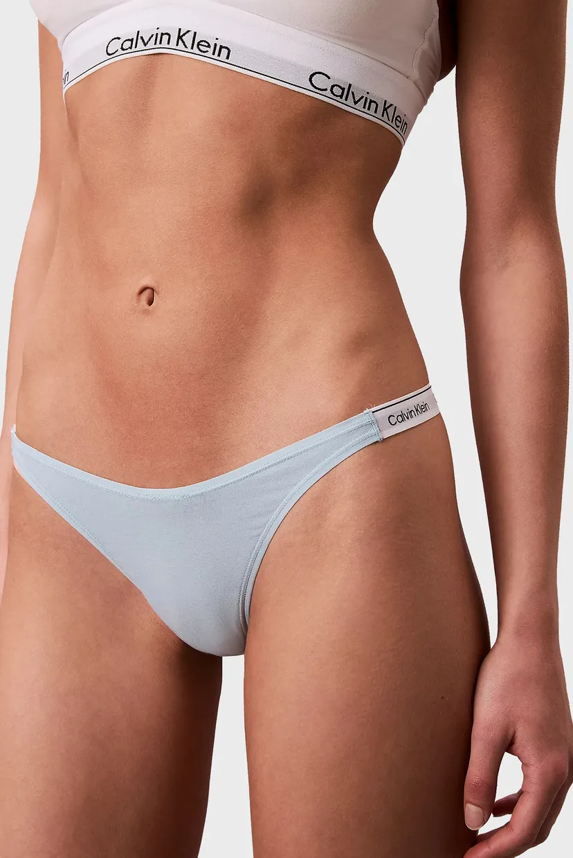 Жіночі блакитні трусики DIPPED STRING THONG 3