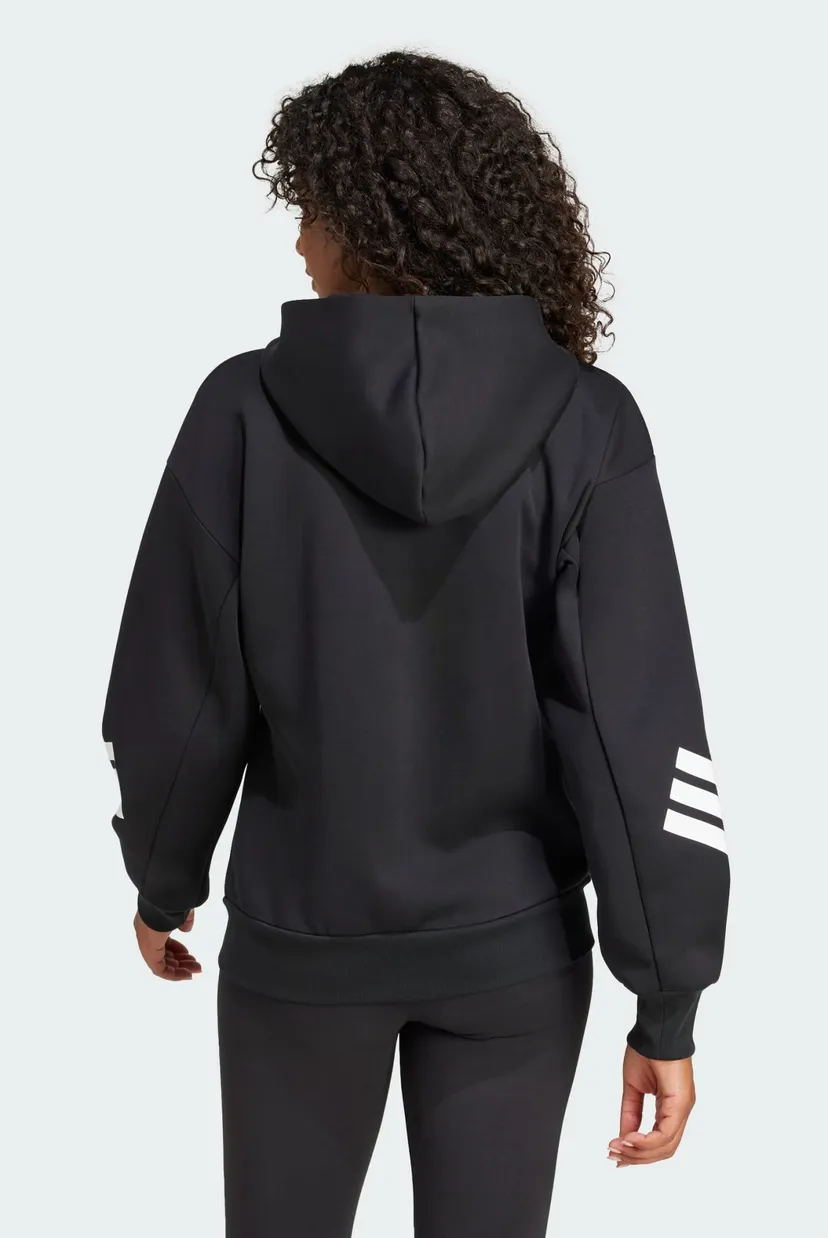 Жіноче чорне худі Future Icons 3-Stripes 3
