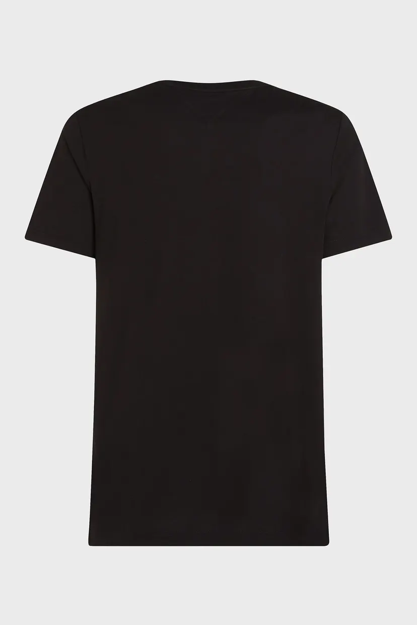 Чоловіча чорна футболка HILFIGER CHEST INSERT 6