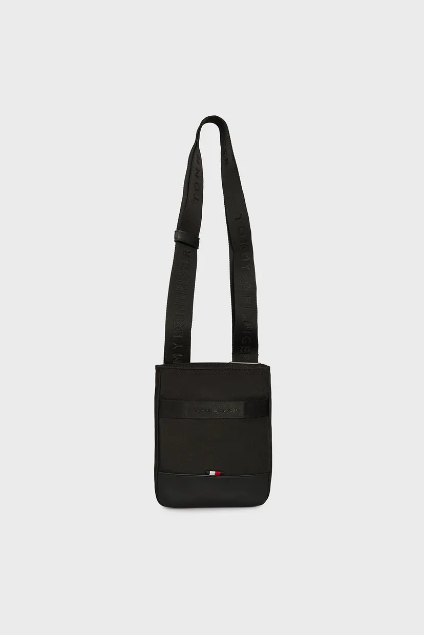 Чоловіча чорна сумка TH NYLON TRAVEL MINI CROSSOVER 6