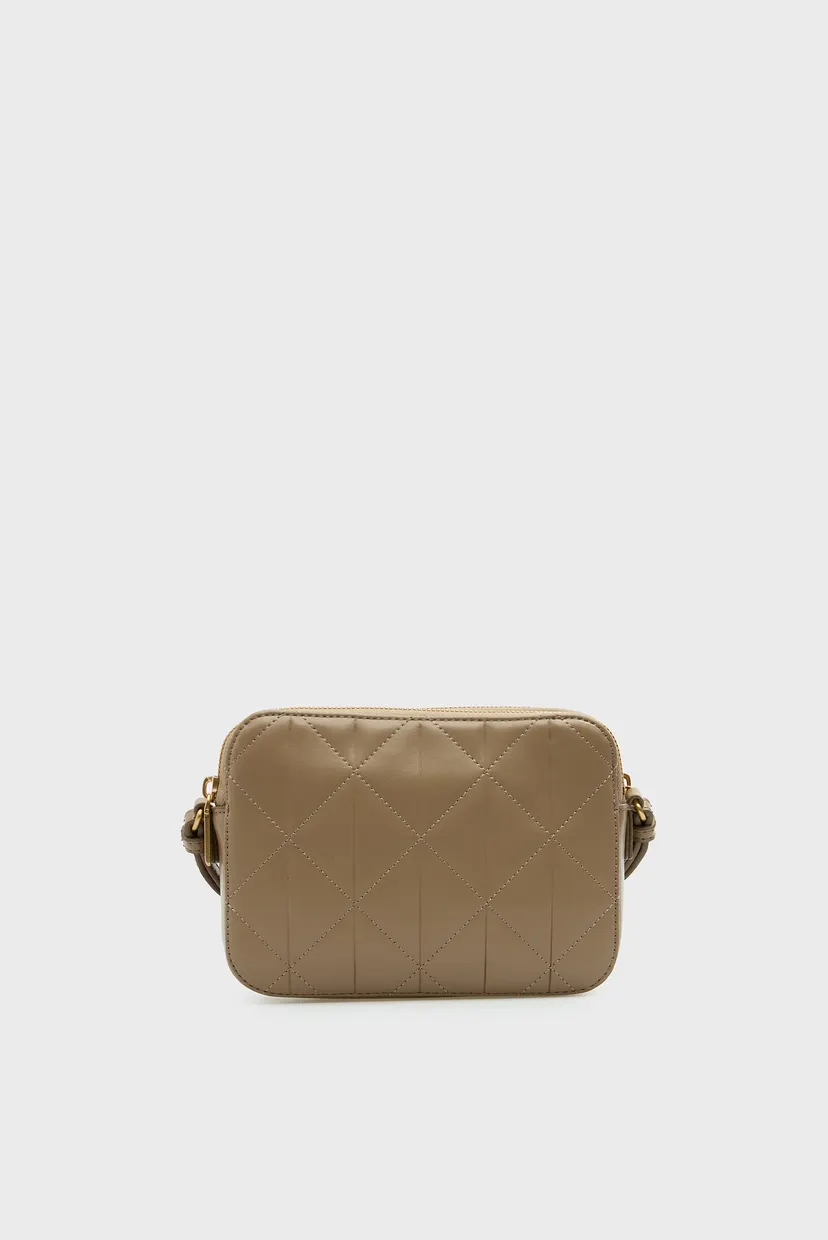 Жіноча бежева сумка QUILTED 4