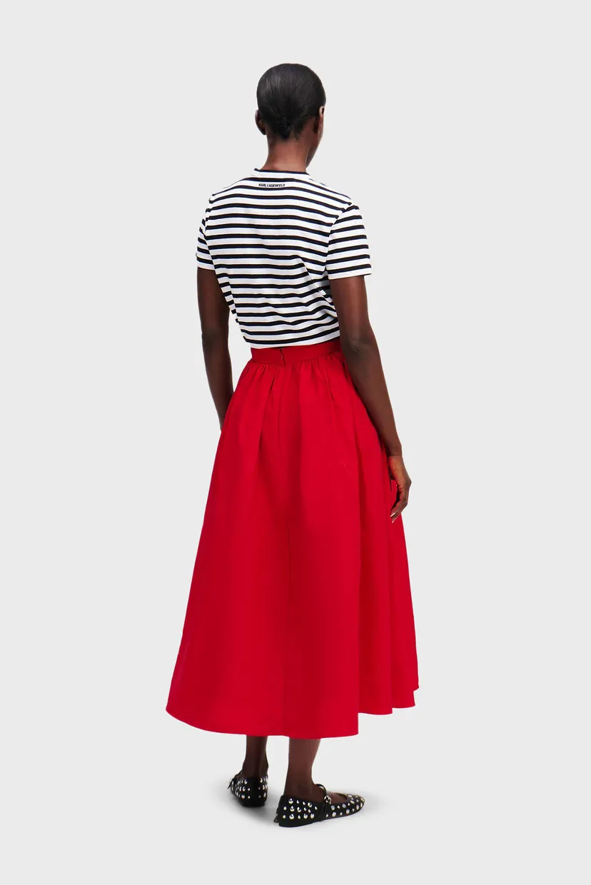 Женская красная юбка VOLUMINOUS SKIRT 3