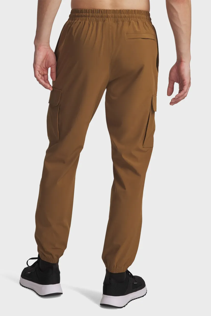 Чоловічі коричневі спортивні штани UA Vibe Woven Cargo Pants 3