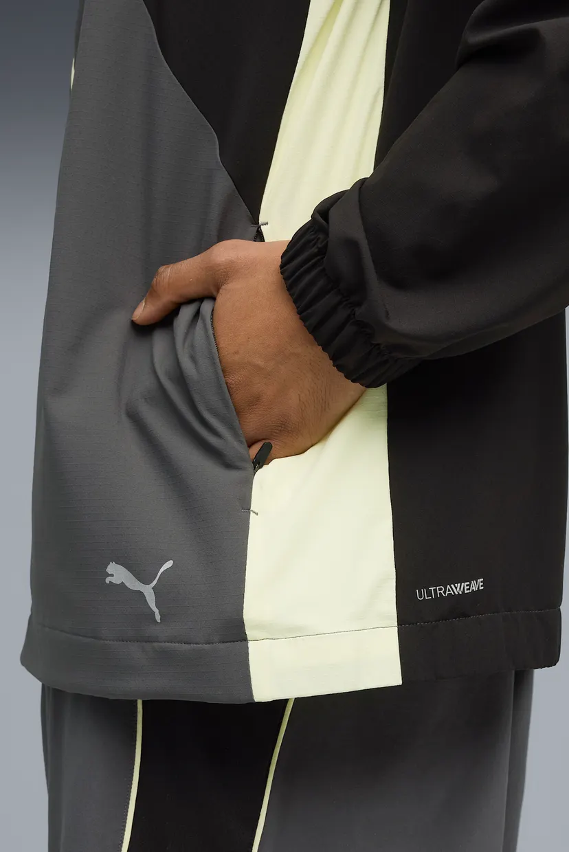 Мужская темно-серая ветровка RUN ULTRAWEAVE Hooded Jacket Men 4