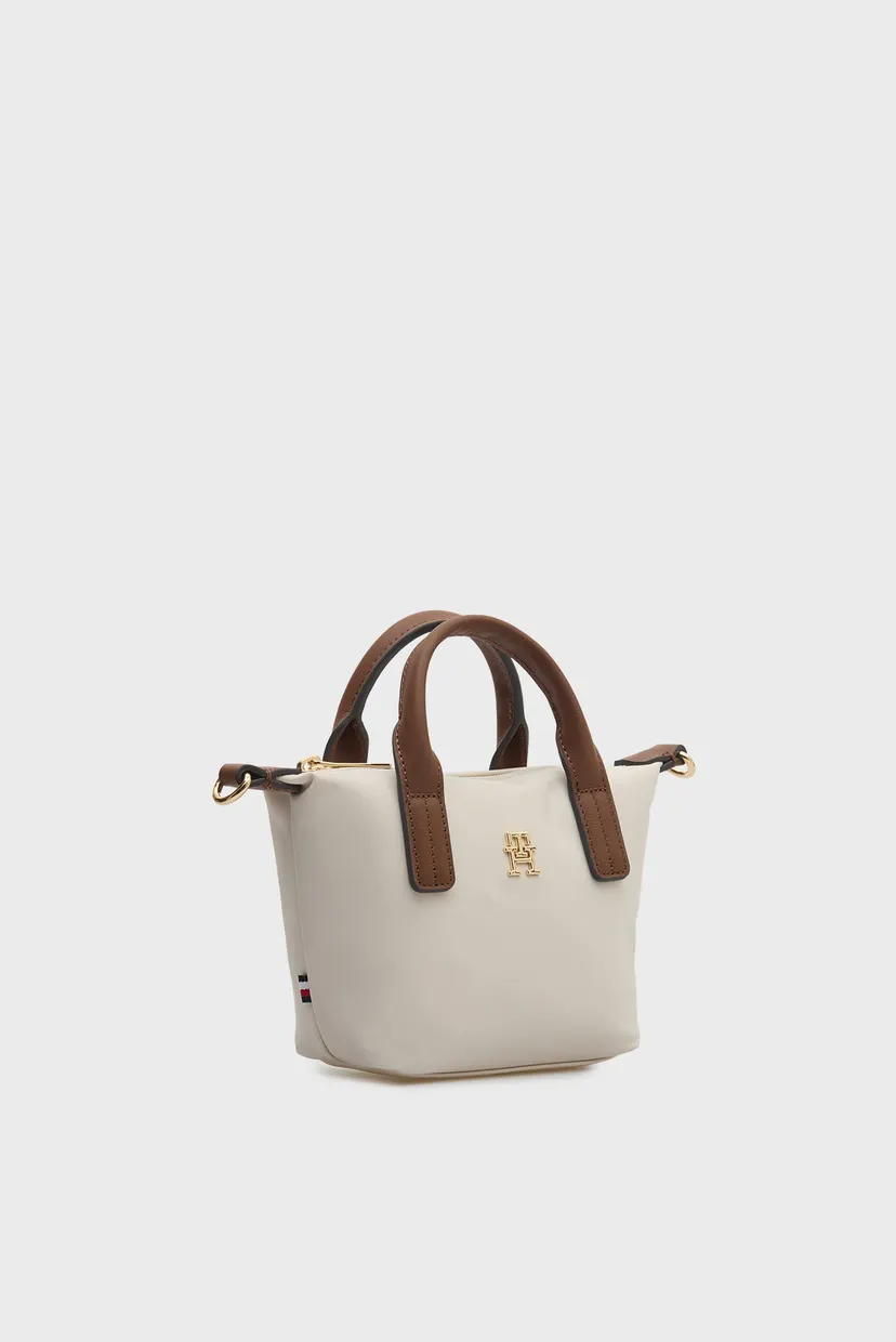 Женская белая сумка POPETTE MICRO TOTE 3