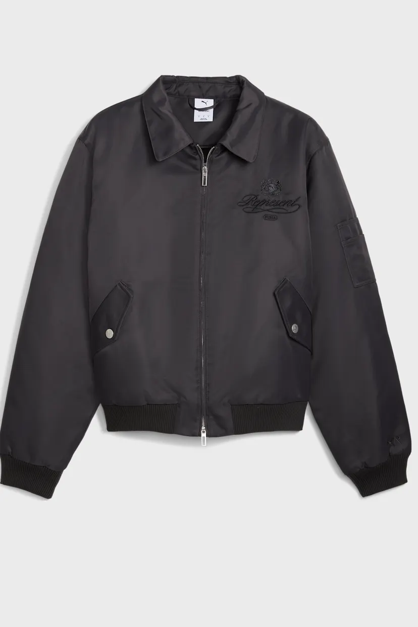 Мужской темно-серый бомбер PUMA x REPRESENT Bomber Jacket Men 6