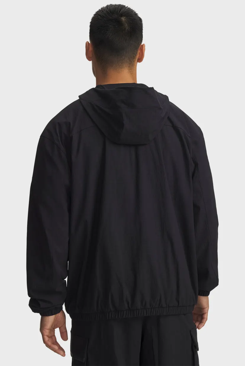 Чоловіча чорна вітровка UA Unstoppable Txt Woven Jkt 3
