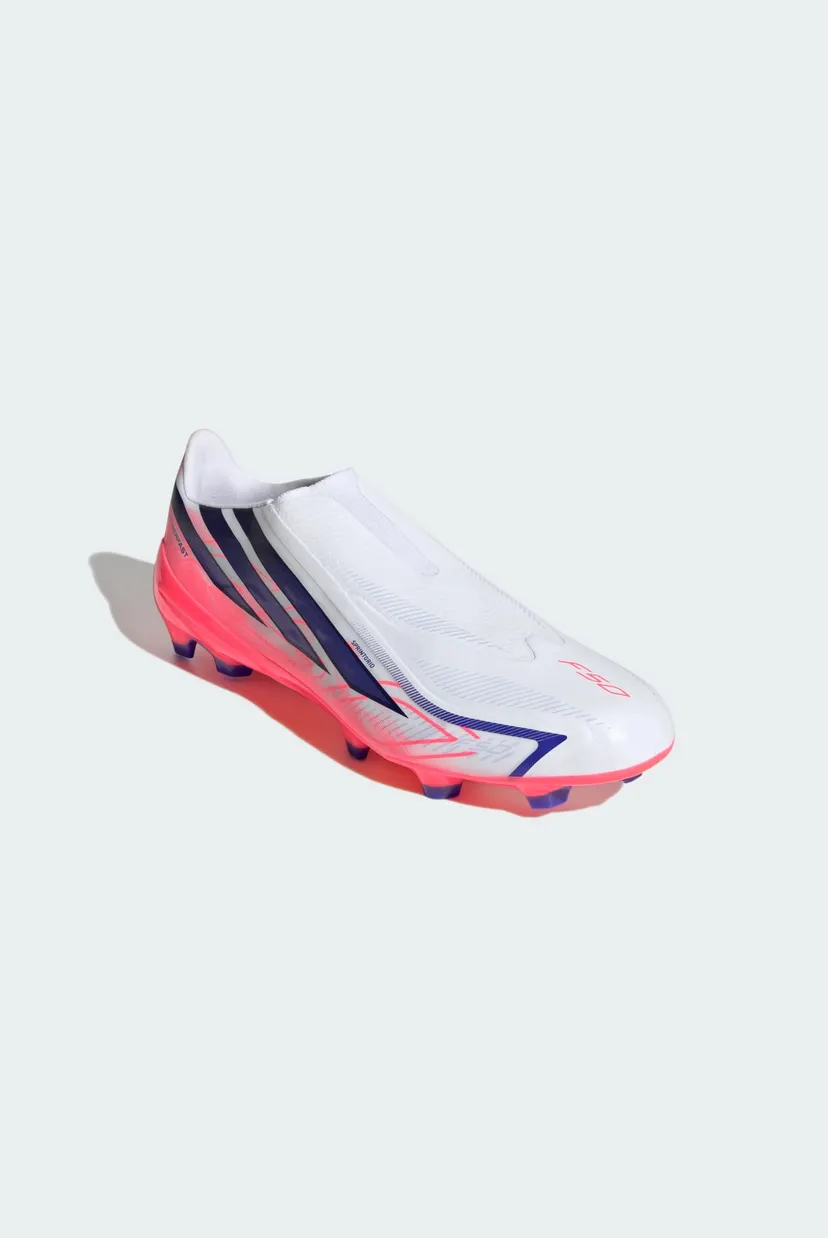 Белые бутсы F50 HYPERFAST LEAGUE Laceless Firm Ground Football 3