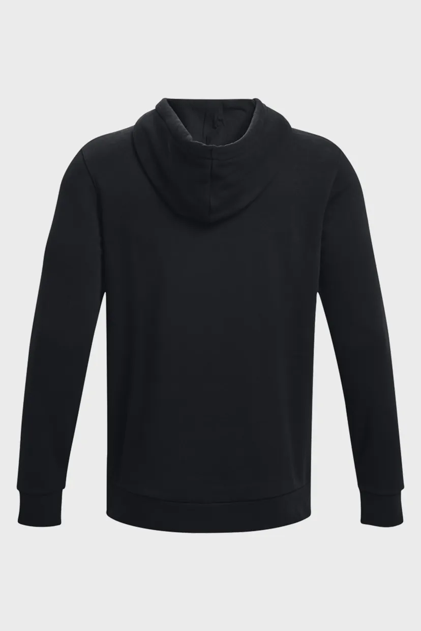Чоловіче чорне худі UA Essential Fleece Hoodie 6