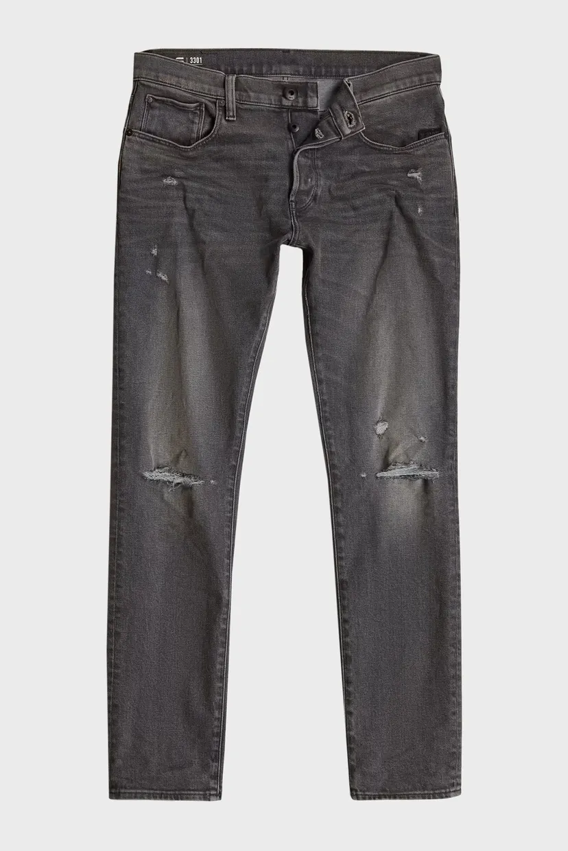 Чоловічі сірі джинси 3301 Slim 7