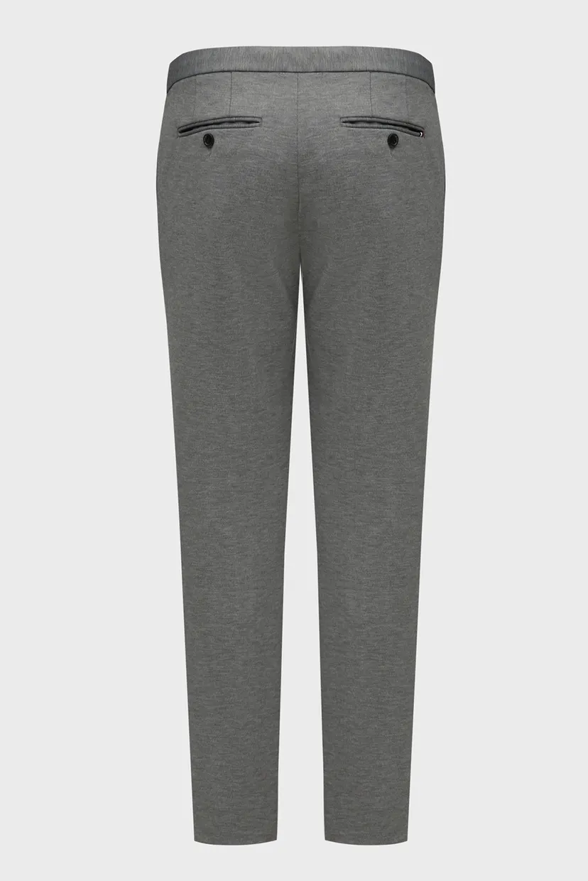 Мужские серые брюки COTTON STRETCH PLEATED 5