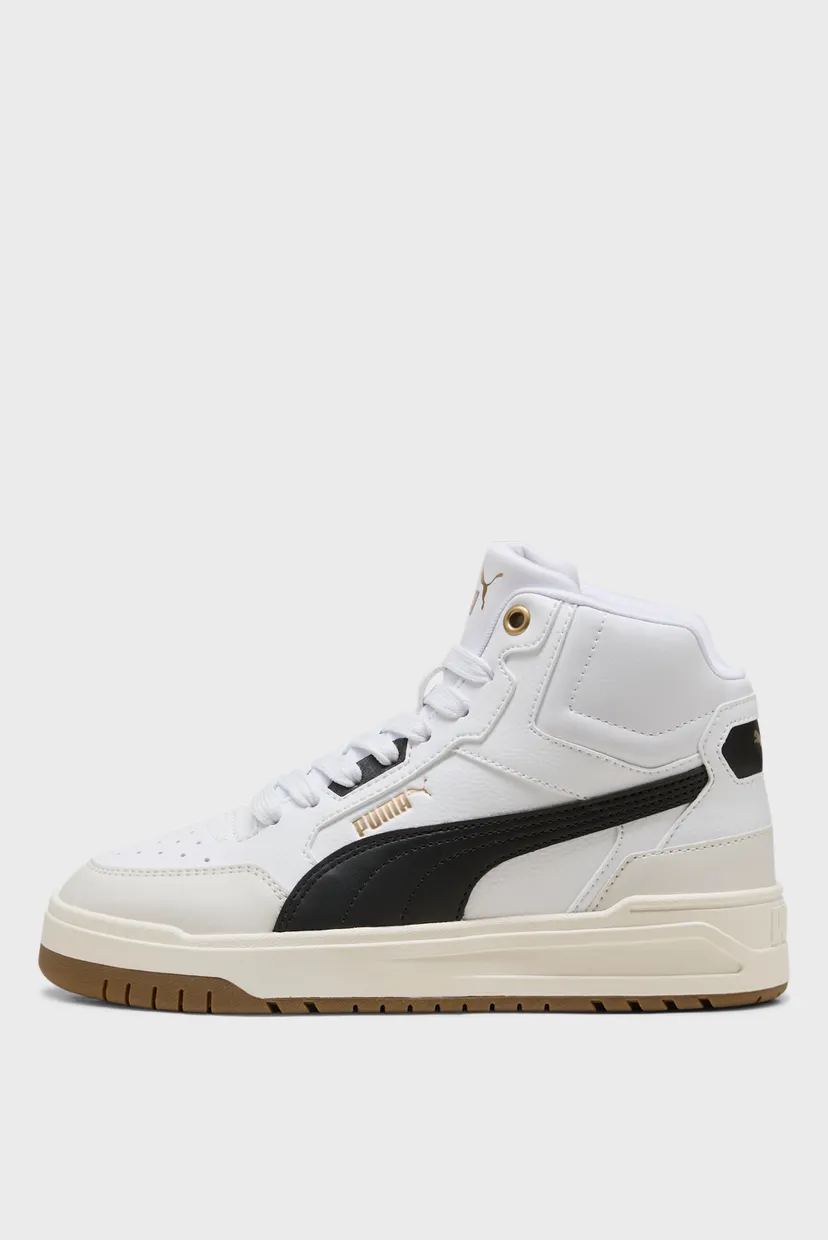Детские белые кроссовки Shuffle Downtown Mid Sneakers Youth 3