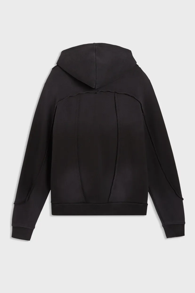 Чоловіче чорне худі CLRT 2G Full-Zip Hoodie Men 7