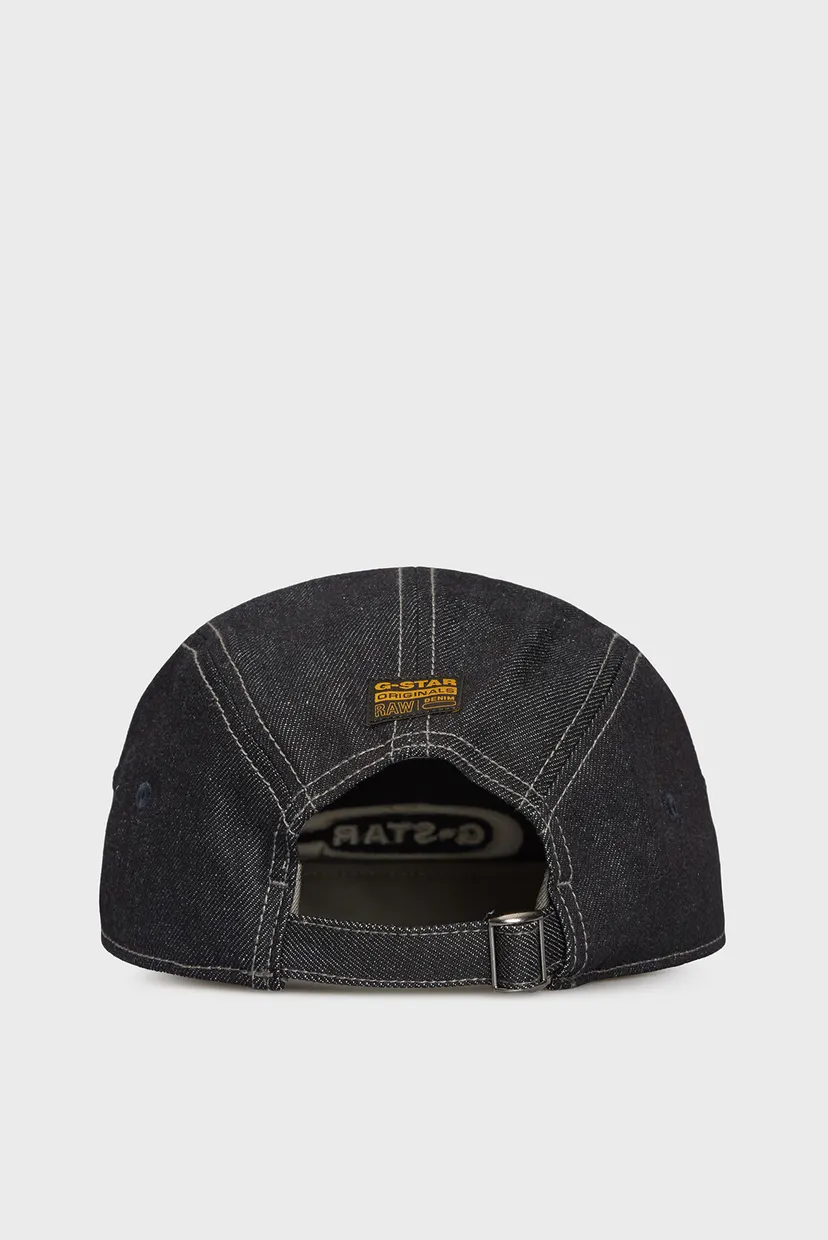Чоловіча темно-синя джинсова кепка Flat Brim 5 Panel Cap 3