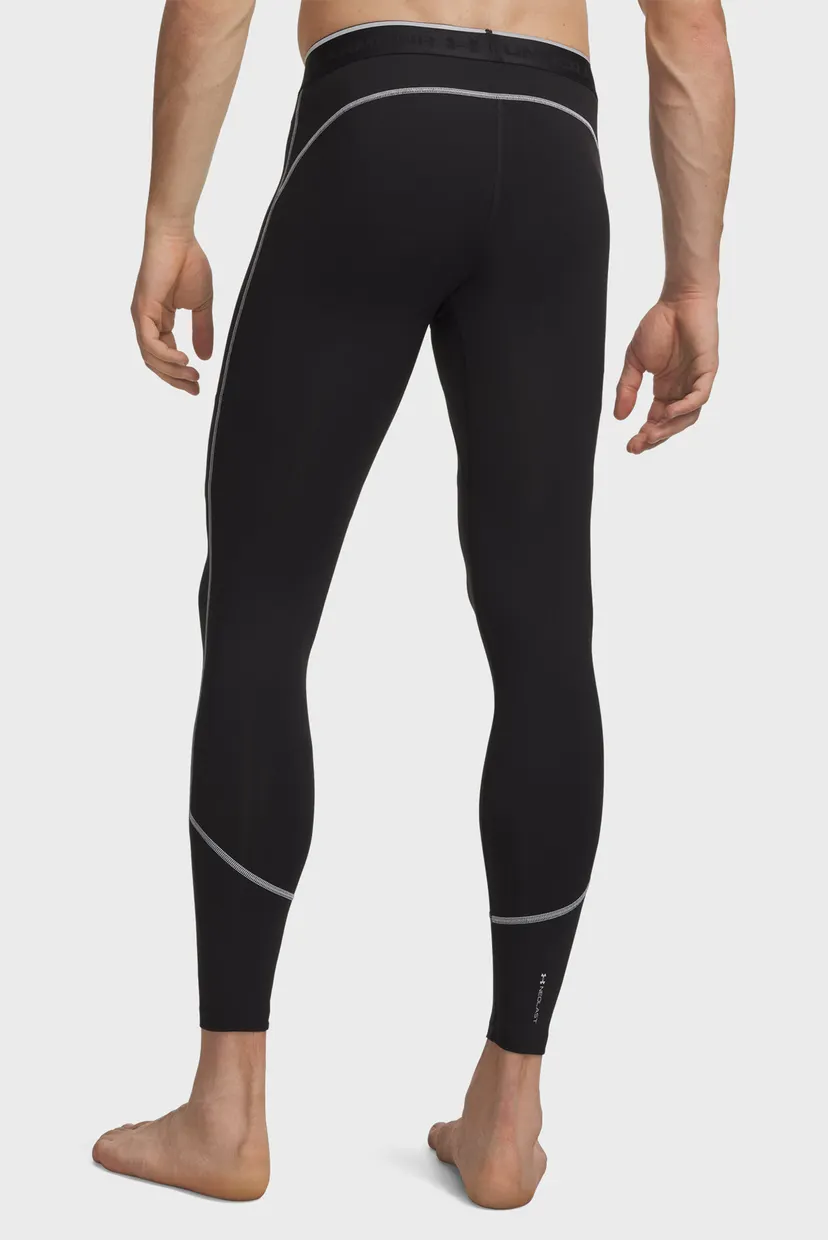 Чоловічі чорні тайтси UA HG Elite Leggings-BLK 3